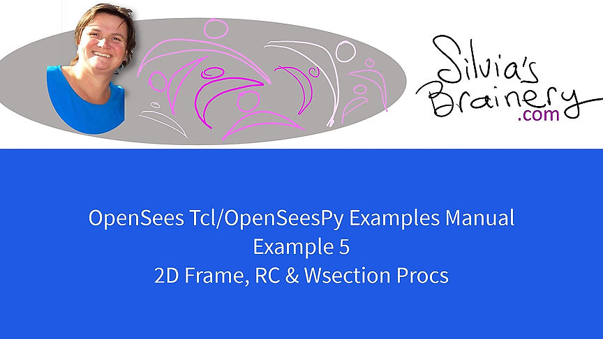 OpenSees Examples Manual Video 9 Ex5